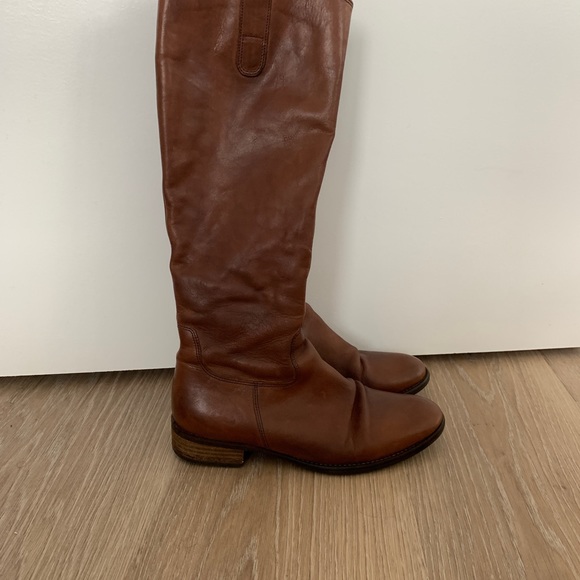 Gabor Brook Brown Leather Equestrian Riding Boot Size 6.5 - Picture 5 of 16